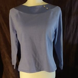 Talbot's petite silk blend 3/4 sleeve size s/p
